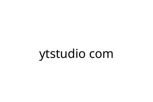 ytstudio com