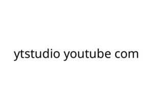 ytstudio youtube com