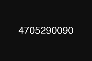 4705290090
