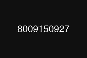 8009150927