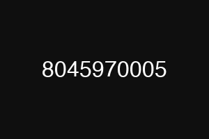 8045970005