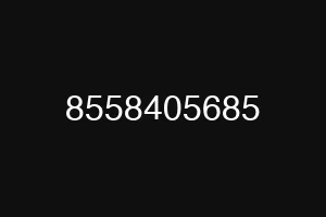 8558405685