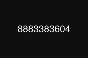8883383604