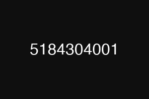 5184304001