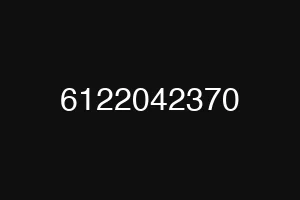 6122042370
