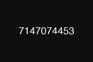 7147074453